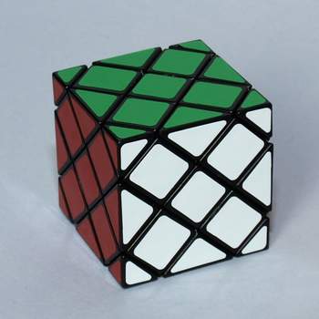 Rubikova kostka 3x3x3 černá - přední strana
